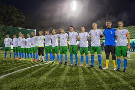 Slovenska malonogometna reprezentanca v Vidoncih.